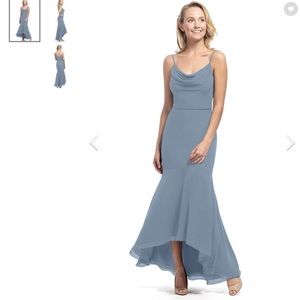 Azazie Summer in Dusty Blue A0